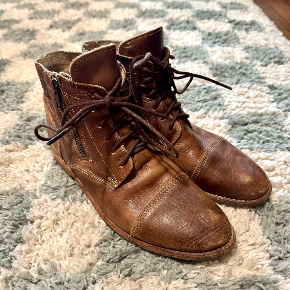 Bed Stu Bonnie Cobbler Series Leather Ankle Boots